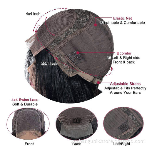 Natural Pre-Plucked HD Body Wave Brazilian Lace Wigs 100% Virgin Human Hair Full Lace Front Wig With Baby Hair For Black Women